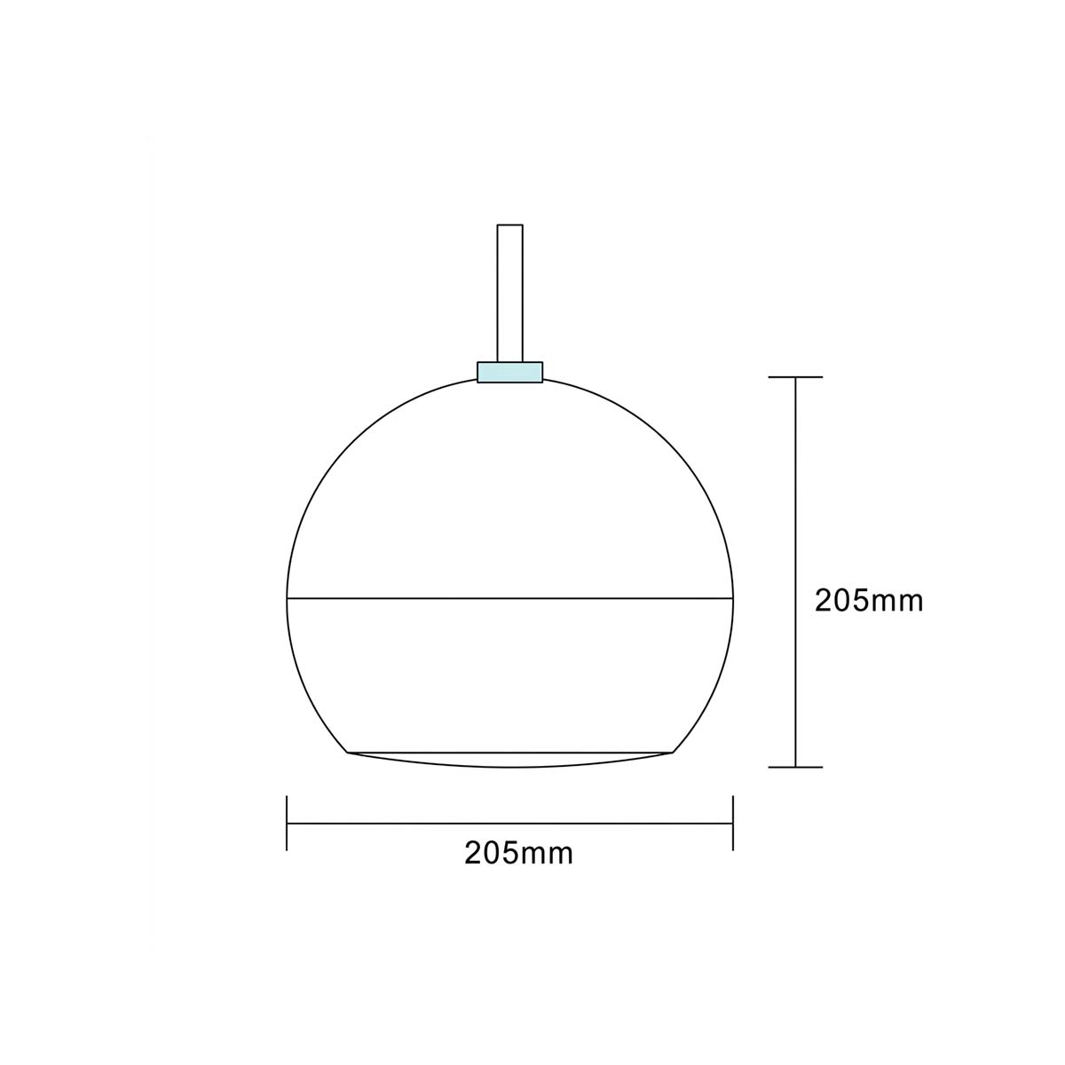 Bocina Colgante Tipo Esfera IP66 6W Línea 100V T-200 - Image 2