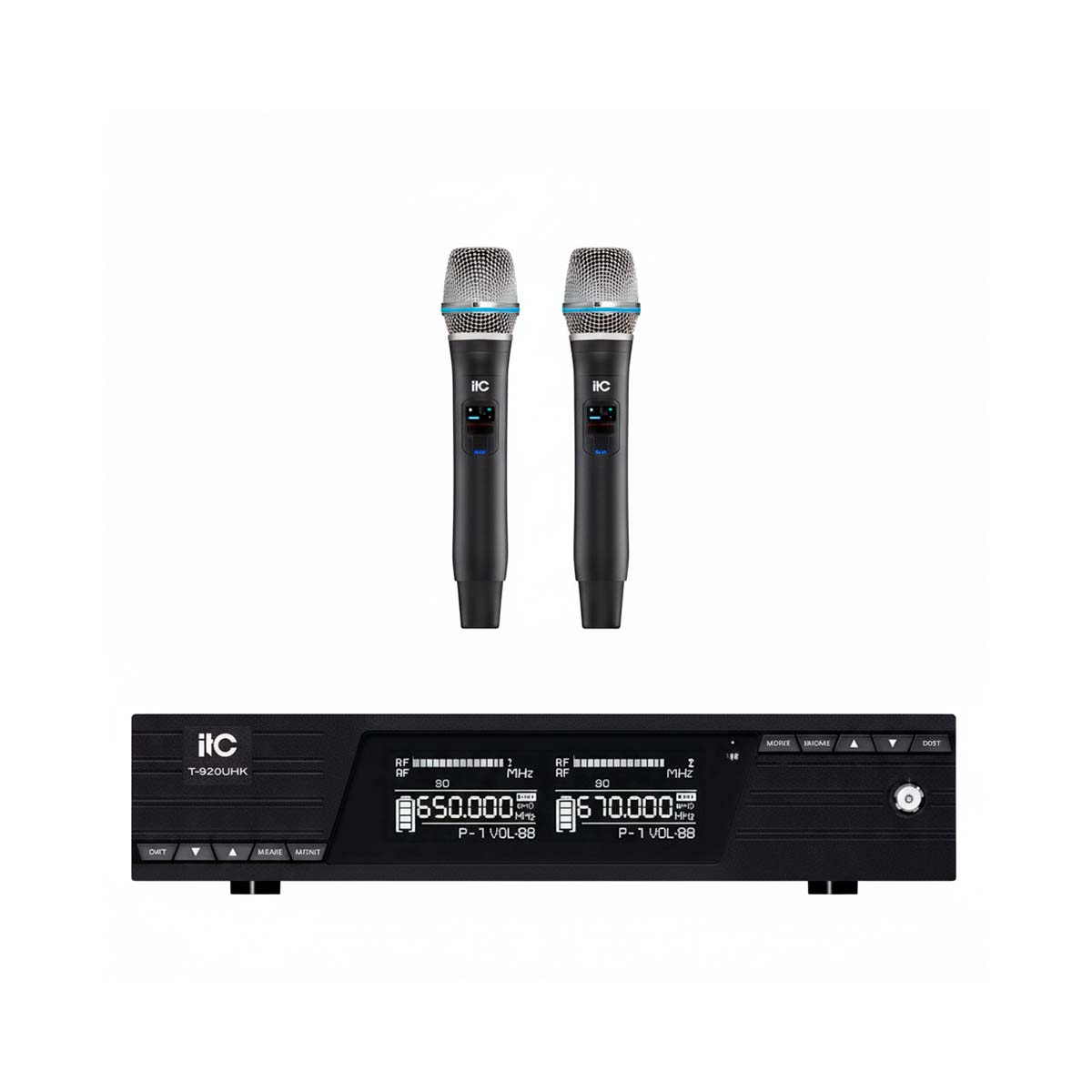 Sistema de Micrófonos Inalámbricos UHF Digital T-592UHA