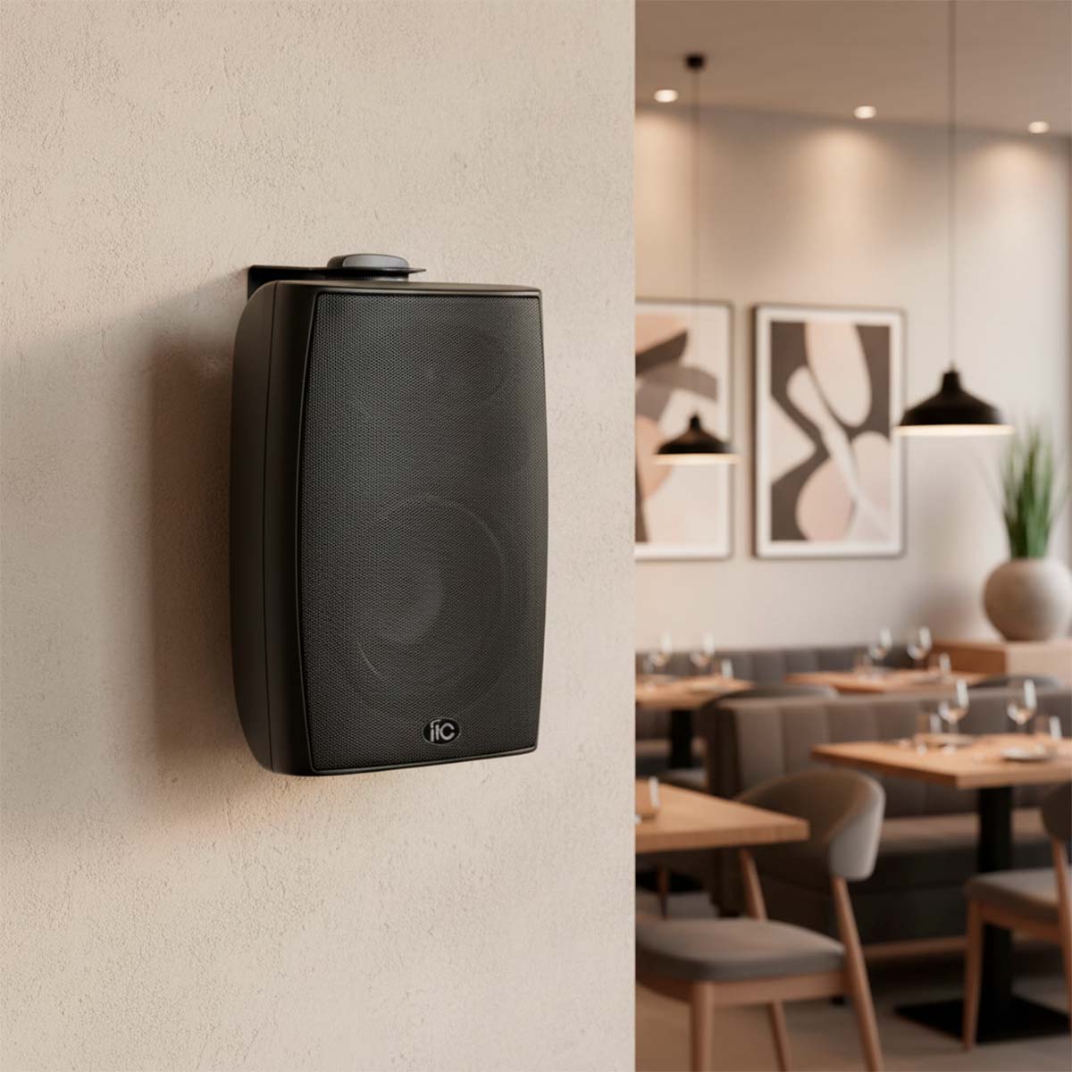 Bocina de Pared Negra T-776H 70V/100V/8Ω